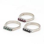 Ensemble de bijoux 3 pièces - 14 carats Or blanc -