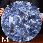 Kostbaar Sodaliet Mozaïek - Exclusieve Salontafel - Hoogte: