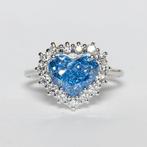 Zonder minimumprijs - Verlovingsring - 14 karaat Witgoud -