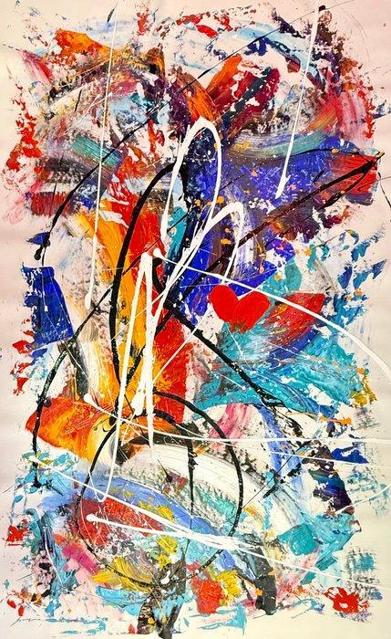 Michele Socionovo - XXL. Io e te come in una notte a Pigalle, Antiek en Kunst, Kunst | Schilderijen | Modern