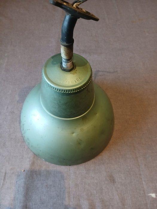 Holophane - Plafondlamp (3) - Metaal, Glas, Antiek en Kunst, Antiek | Wandborden en Tegels