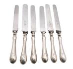 Fruitmes (6) - .800 zilver, Antiek en Kunst