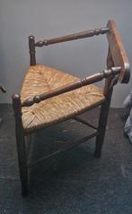 Early 20th Century Tripod Corner Chair - Stoel - Hout