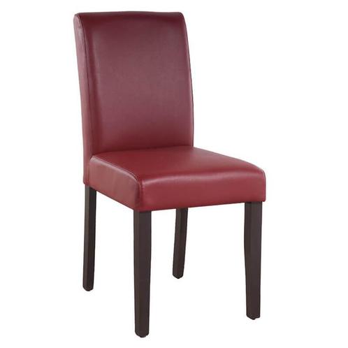 Stoel | BASIC | Kunstleer/Hout | Bordeaux | Wengé Poten |, Zakelijke goederen, Horeca | Keukenapparatuur, Nieuw in verpakking