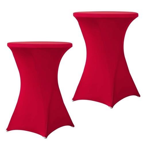 Set Van 2 Stuks! Candyrood 80 CM Alora Tafelrok Voor, Tuin en Terras, Hand-tuingereedschap, Nieuw