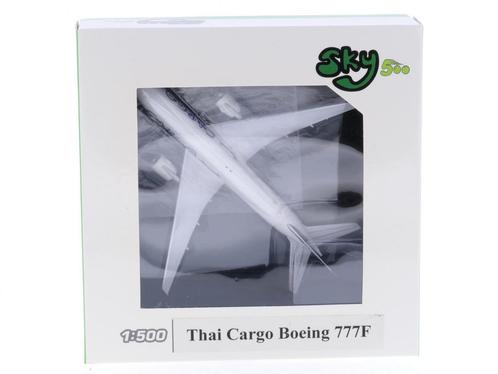 Schaal 1:500 Sky 500 0703TA Thai Cargo Boeing 777F Reg. N..., Hobby en Vrije tijd, Modelbouw | Vliegtuigen en Helikopters, Zo goed als nieuw