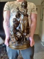 Adrien Etienne Gaudez (1845-1902) - sculptuur, 2 dames - 47, Antiek en Kunst, Antiek | Keramiek en Aardewerk