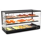 Tapasvitrine | LOGIC | Zwart | 4x 1/3 GN | +2°C/+6°C |, Zakelijke goederen, Verzenden, Nieuw in verpakking