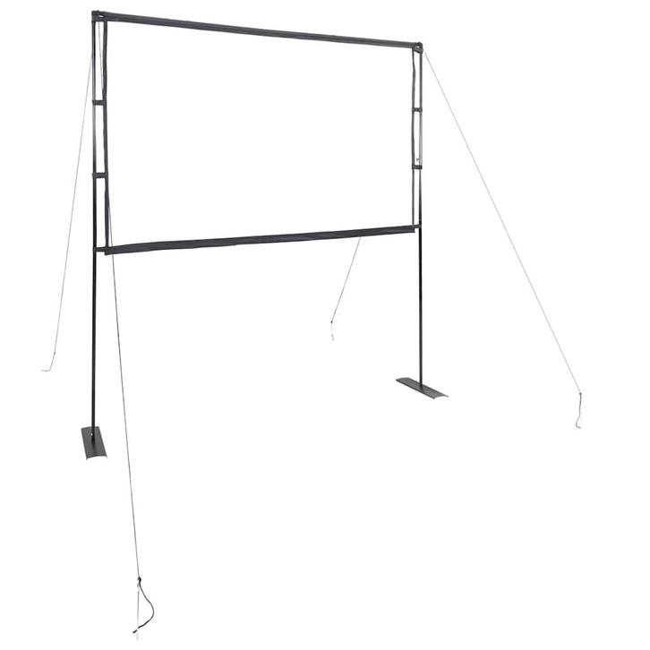 vidaXL Projectiescherm met standaards 84 inch 16:9, Audio, Tv en Foto, Beamers, Nieuw, Verzenden