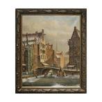 Oene Romkes de Jongh (1812-1896) - Ice-skating on the Canals, Antiek en Kunst