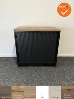 Roldeurkast - Ahrend - 74x80x45cm - Zwart, Werkplek, Ophalen of Verzenden, Gebruikt, Kast