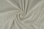 10 meter double gauze stof - Wit - 100% katoen, Verzenden, 120 cm of meer, Wit, Katoen