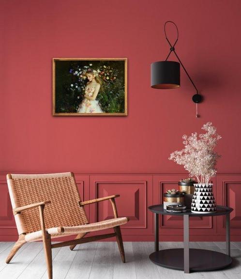 Viet Ha Tran - Secret Garden, Antiek en Kunst, Kunst | Schilderijen | Modern
