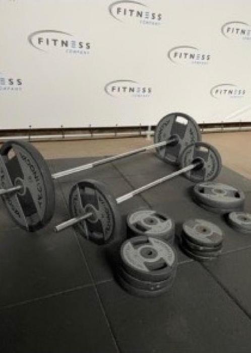 Technogym set | Schijven | Stangen |, Sport en Fitness, Fitnessapparatuur, Overige typen, Nieuw, Verzenden