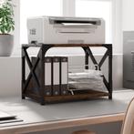 vidaXL Printerstandaard 44x26x31,5 cm bewerkt hout bruin, Verzenden