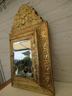 Spiegel - Hout, Koper - Hal spiegel met 2 bostels