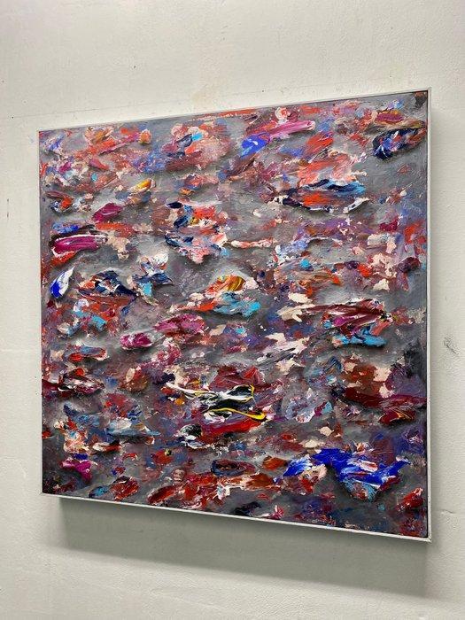 Jacopo Mattia Alegiani - Fast 1996 - Intelaiata e, Antiek en Kunst, Kunst | Schilderijen | Modern