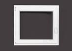 PVC raam draai kiep b90xh60 cm wit, Nieuw, Dubbelglas, 80 tot 120 cm, Ophalen of Verzenden
