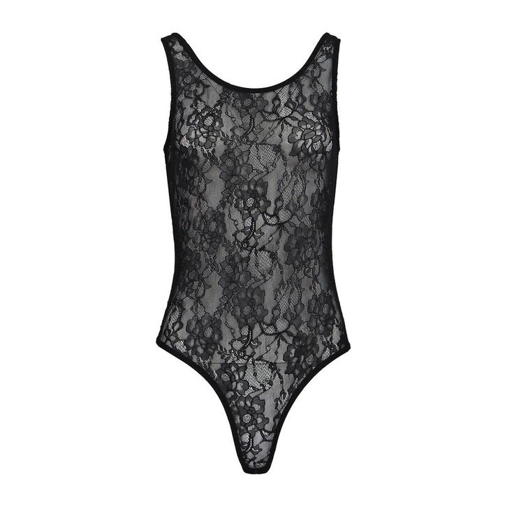 Vicolo • zwarte kanten body • L, Kleding | Dames, Truien en Vesten, Verzenden