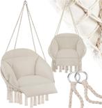 tectake® Hangstoel - Hangende schommel met dikke kussens en, Tuin en Terras, Verzenden, Nieuw