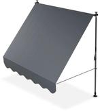 2dekans | Klemmende luifel Kapstadt - 200x120 cm - Grijs, Caravans en Kamperen, Voortenten en Luifels, Ophalen of Verzenden, Nieuw