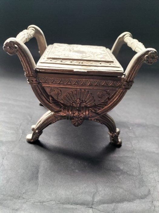 Sieradendoos - Imperium - Peltre - Napoleon III, Antiek en Kunst, Antiek | Overige Antiek