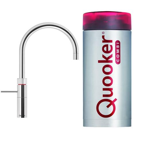 Quooker Fusion Round Chroom met Combi Boiler, Doe-het-zelf en Bouw, Sanitair, Kraan, Nieuw, Chroom, Ophalen of Verzenden