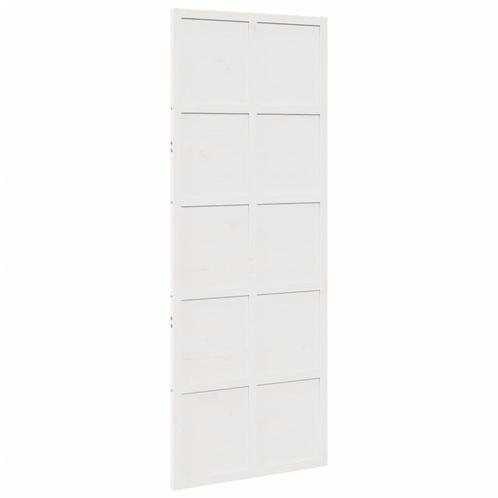 Schuifdeur 80cm Wit Grenen - Retour deal voor jouw interi..., Doe-het-zelf en Bouw, Deuren en Vliegenramen, Schuifdeur, Nieuw