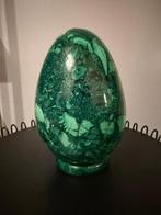sculptuur, Œuf en Malachite - 20 cm - Malachiet, Steen, Verzamelen