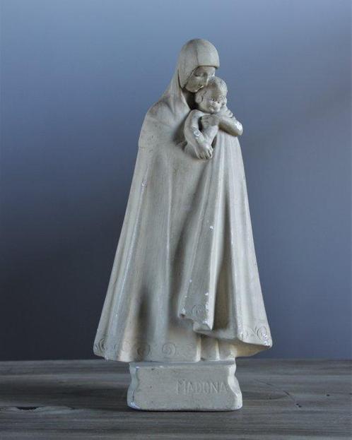G. Maryon - Porteurs de péchés - Marie avec Jésus - 34cm -, Antiquités & Art, Antiquités | Livres & Manuscrits