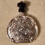 Parfumfles - .800 zilver - Sterling / zilveren parfum, Antiek en Kunst