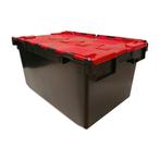 Distributiebak 710x460x360 mm PP Zwart met rode deksel, Bricolage & Construction, Bricolage & Rénovation Autre, Ophalen of Verzenden