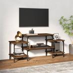 vidaXL Tv-meubel 117x35x52 cm bewerkt hout bruin eikenkleur, Verzenden, Nieuw