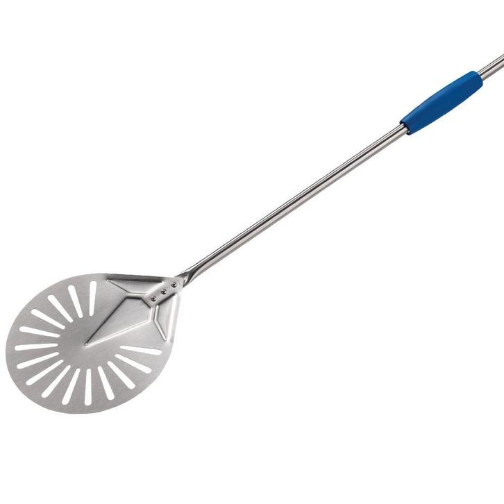 Pizzaschep | RVS | Geperforeerd | Ø200x1690mm Diamond, Zakelijke goederen, Horeca | Keukenapparatuur, Nieuw in verpakking, Verzenden