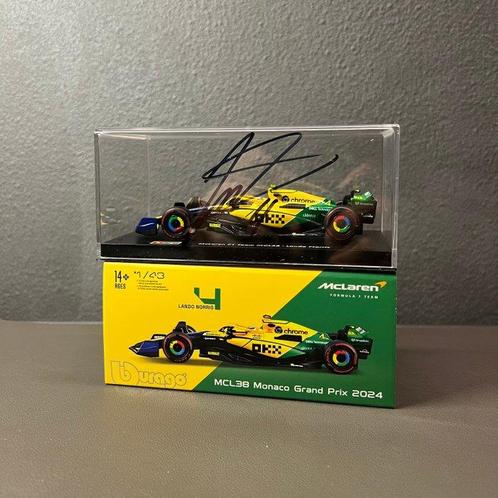 Mclaren - Monaco GP 2024 - Lando Norris - 2024 - Schaal 1/43, Verzamelen, Automerken, Motoren en Formule 1