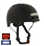 Sajan Fietshelm - Skatehelm - Helm Mat-Zwart - LED