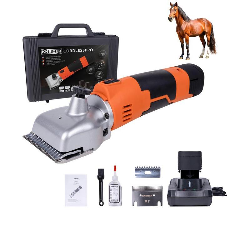 Kneizer CordlessPro Draadloos Scheerapparaat voor Paarden, Animaux & Accessoires, Chevaux & Poneys | Produits de soin, Envoi