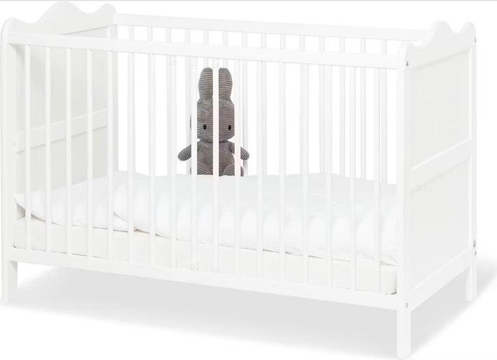 2dekans | Pinolino Kinderbed Florentina 60 x 120 cm - Wit -, Kinderen en Baby's, Kinderkamer | Complete kinderkamers, Ophalen of Verzenden