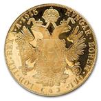 Oostenrijk. Austria Gold Modern Restrike 4 Ducat Prooflike, Postzegels en Munten