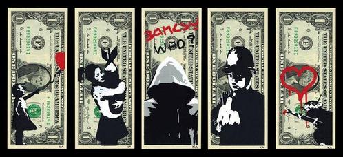 Kash Art by Kastellan (XX) - Banksy Homage Pack, Antiek en Kunst, Kunst | Schilderijen | Modern