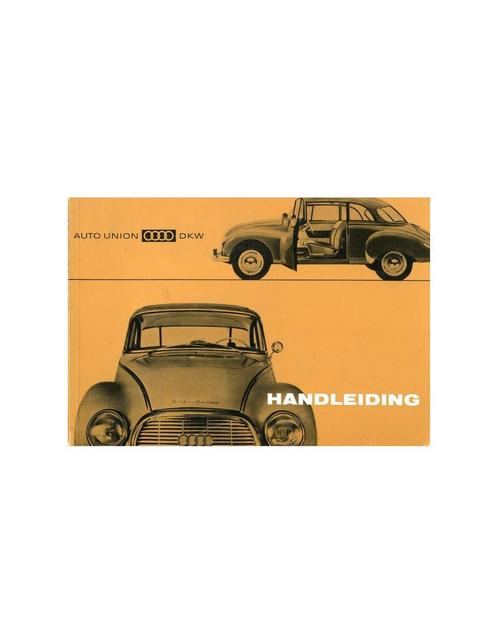 1961 DKW 1000 INSTRUCTIEBOEKJE NEDERLANDS, Auto diversen, Handleidingen en Instructieboekjes, Ophalen of Verzenden