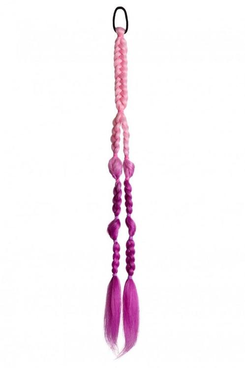 Hair Extension Festival Rose/Pink 2, Hobby en Vrije tijd, Feestartikelen, Nieuw, Verzenden