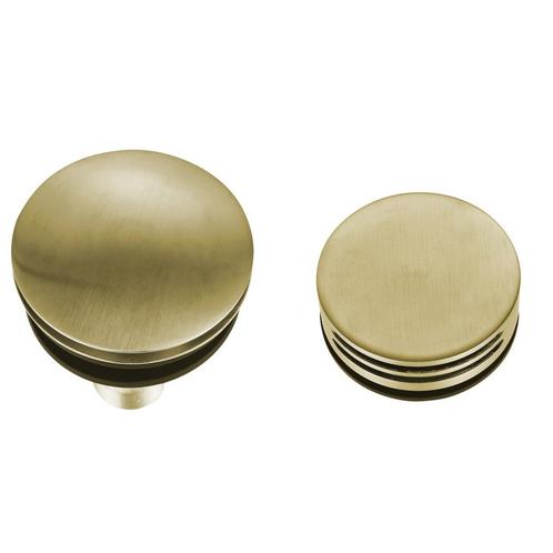 Knop/plug Badoverloop Wiesbaden Inclusief Badvulfunctie Rond, Doe-het-zelf en Bouw, Sanitair, Bad, Nieuw, Ophalen of Verzenden