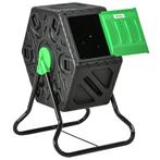 TRUUSK 65 Liter Draaibare Composter - Kunststof - Weerbesten, Verzenden, Nieuw