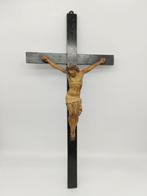 Crucifix - Hout - 1850-1900, Antiek en Kunst, Kunst | Niet-Westerse kunst