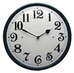 Emaille klok crème met groene rand, Verzamelen, Verzenden, Nieuw