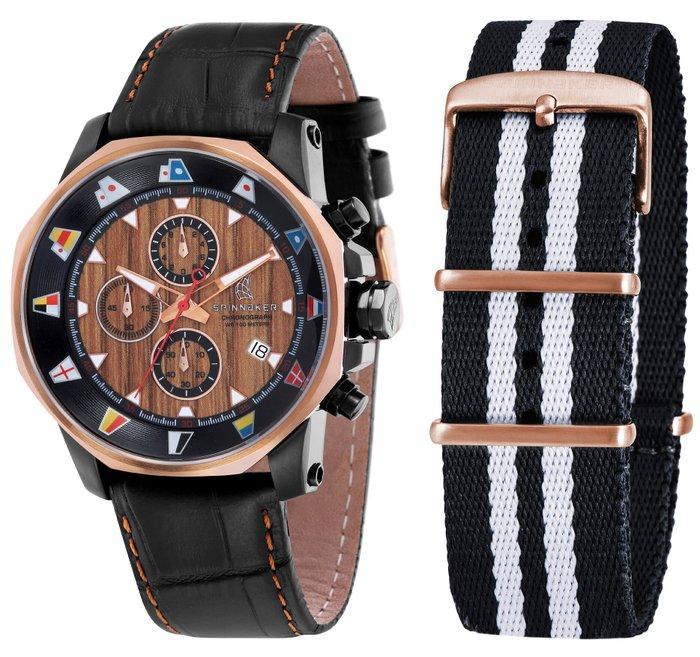 Spinnaker - Flag Edition - Seiko - Chronograph - 1/10th -, Handtassen en Accessoires, Horloges | Heren
