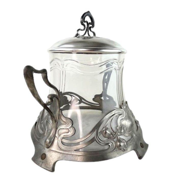 WMF / Geislingen - Bola do ponczu - Schotel - Messing, Tin, Antiek en Kunst, Kunst | Designobjecten