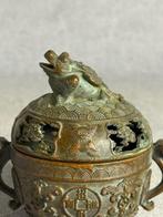 Wierookbrander kikker - Brons - China - Eind 20e eeuw, Antiek en Kunst