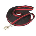 Softlonge 8 m, zwart/rood - kerbl, Nieuw